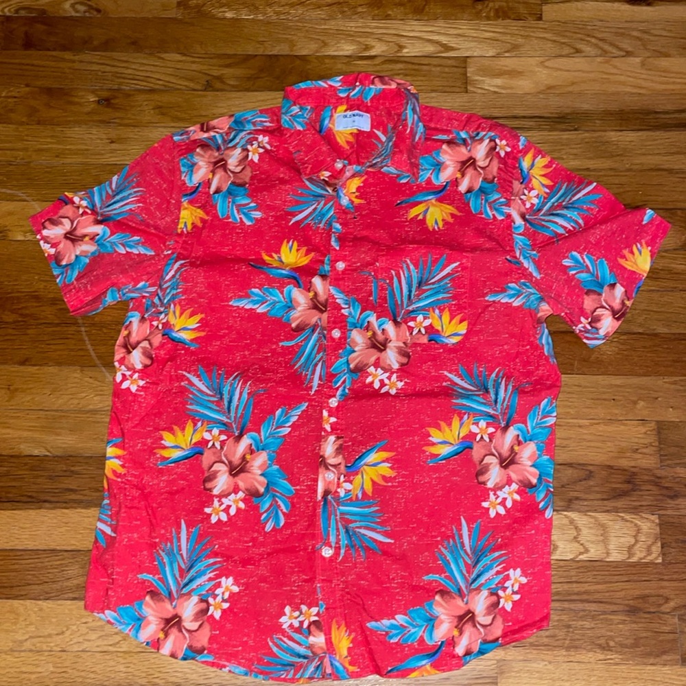 Men’s short sleeve button down shirt